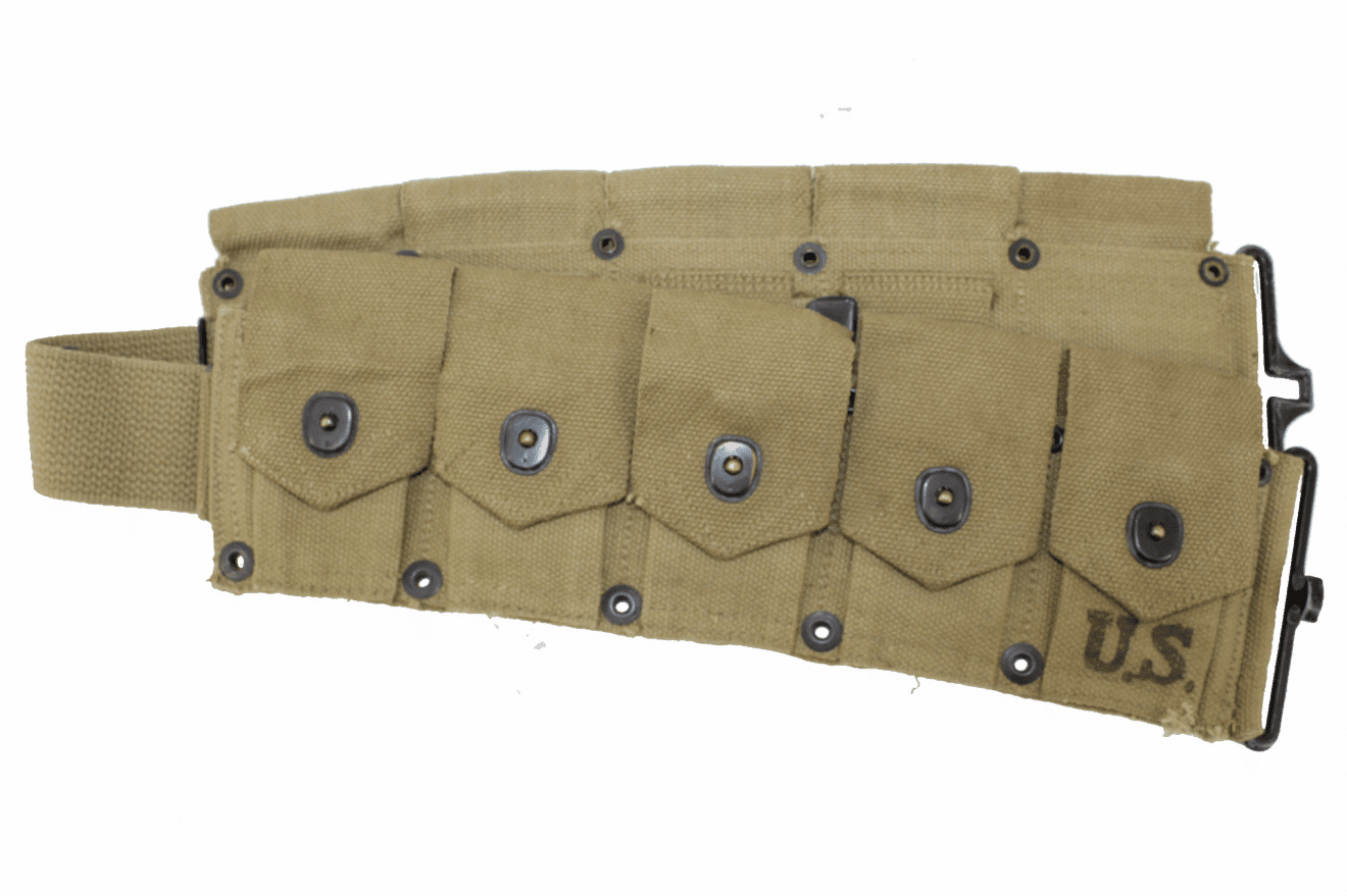 CEINTURON GARAND US ARMY 1943 - Military Classic Memorabilia