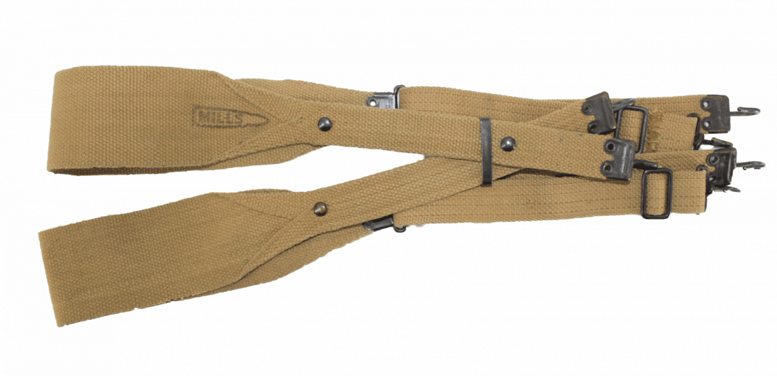 US ARMY SUSPENDERS BELT WWI Military Classic Memorabilia