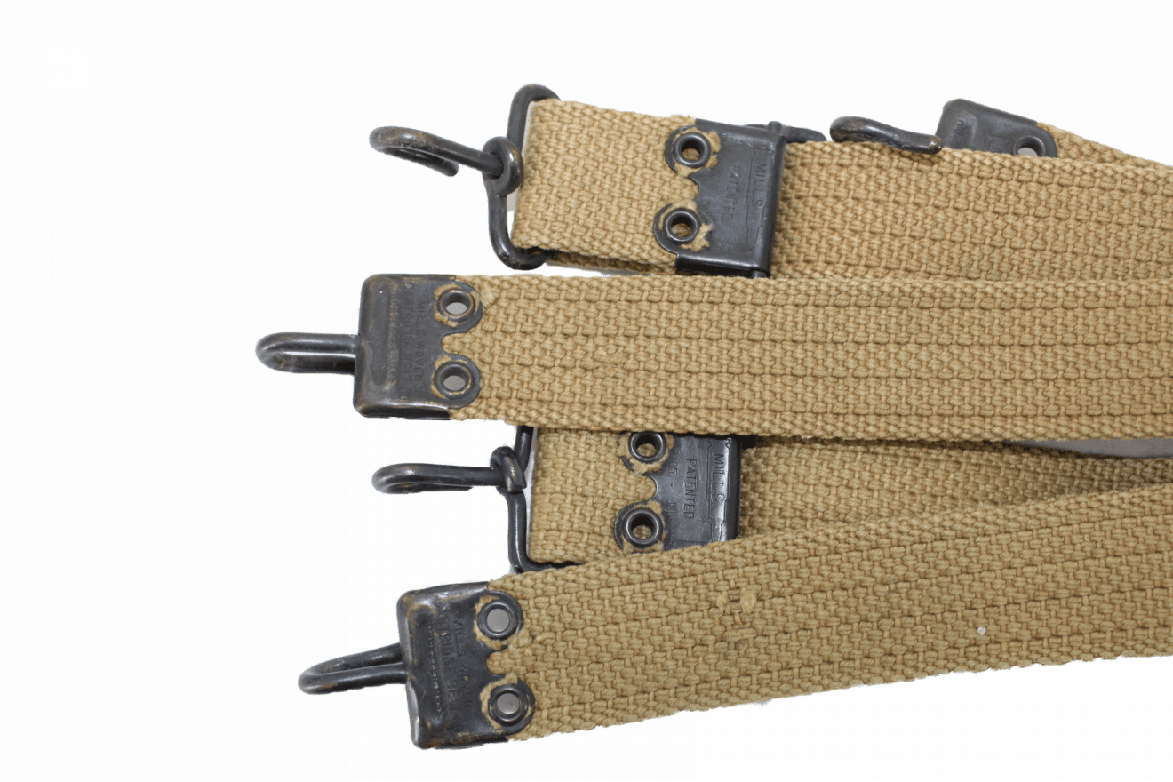 US ARMY SUSPENDERS BELT WWI Military Classic Memorabilia