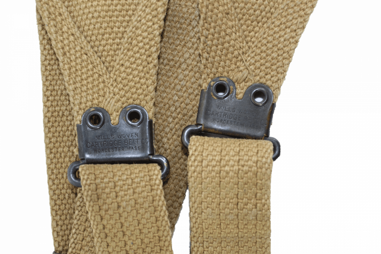 US ARMY SUSPENDERS BELT WWI Military Classic Memorabilia