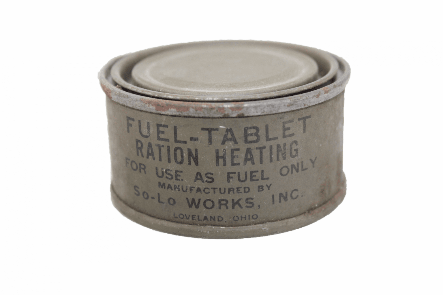 FUEL TABLET US RATION HEATING Military Classic Memorabilia