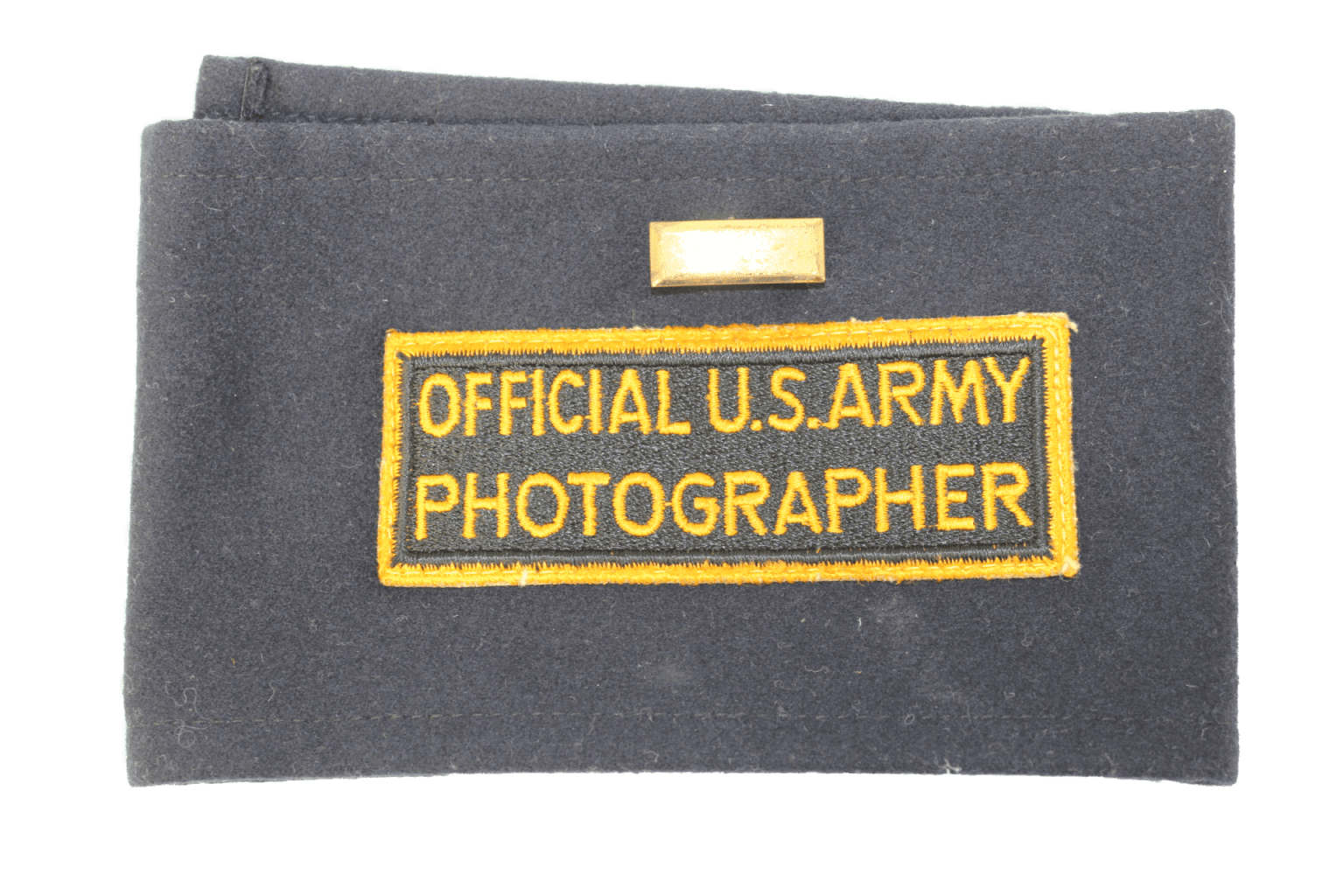 OFFICIAL PHOTOGRAPHER ARMBAND Military Classic Memorabilia