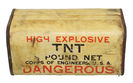 BLOCK TNT 1/2 POUND US ENGINEERS “EMPTY” - Image 3