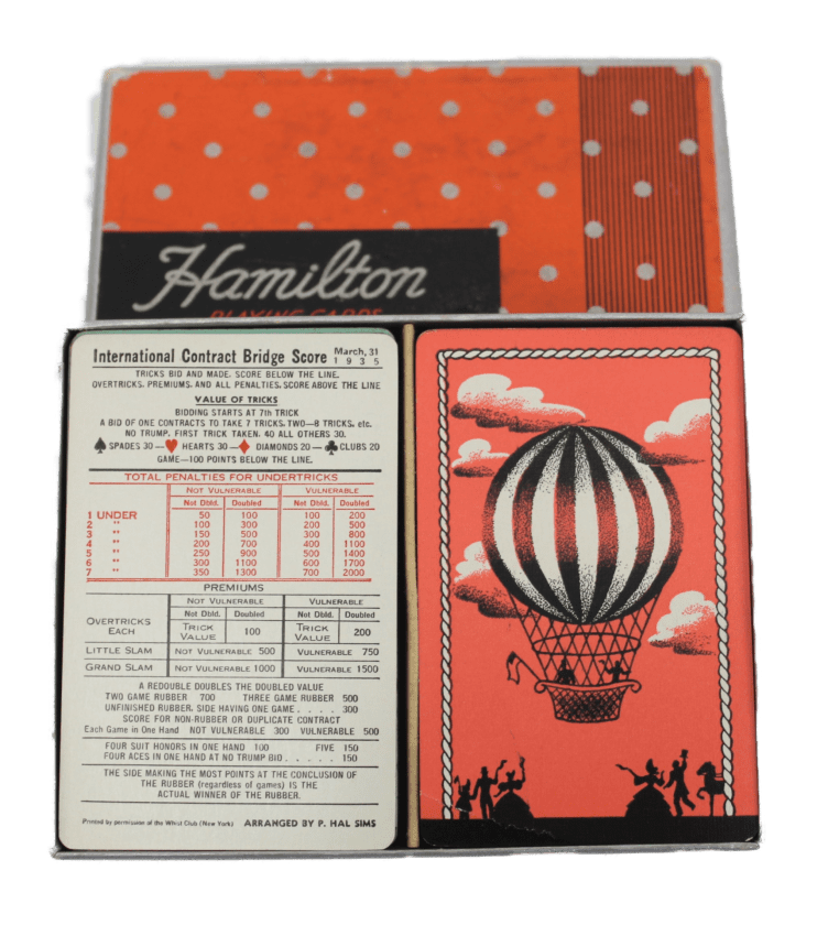 CARD GAME 1935 Military Classic Memorabilia