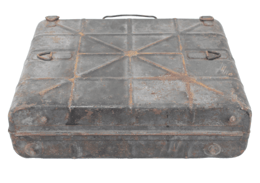 Caisse de munitions militaire en bois Banque de photographies et d