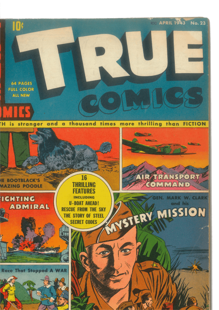 TRUE COMICS – 1943 - Military Classic Memorabilia