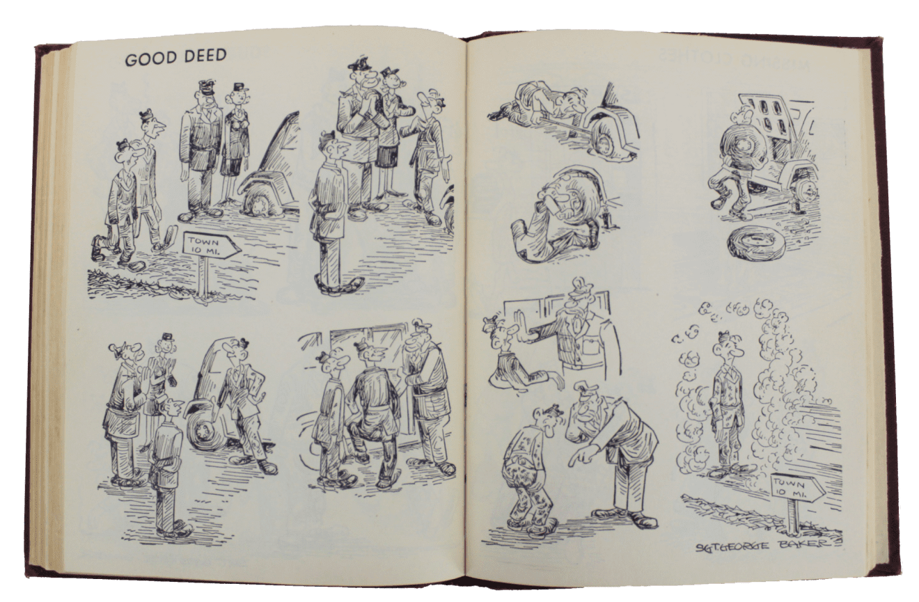 BOOK "THE SAD SACK" 1944 Military Classic Memorabilia