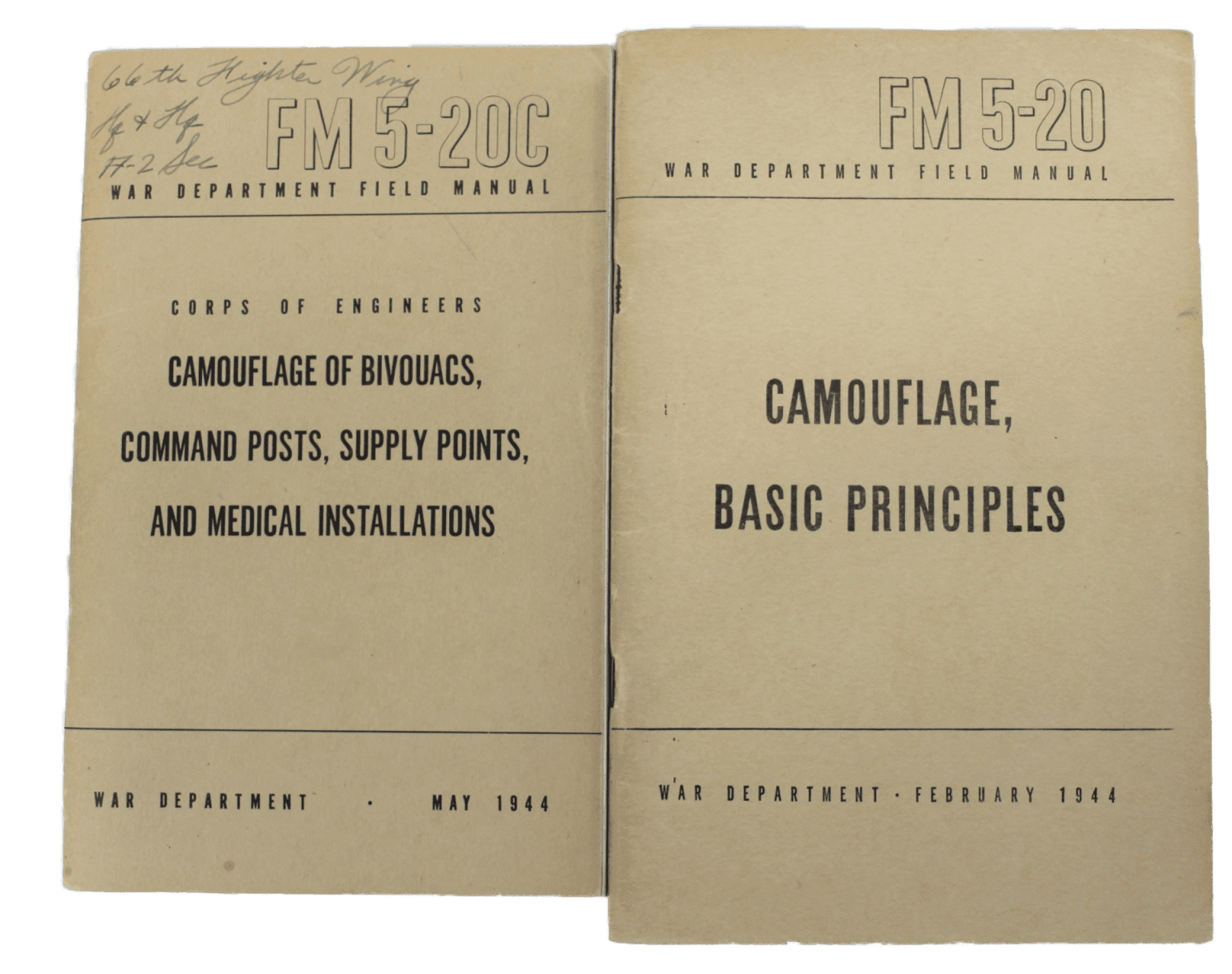 FM 5-20C AND FM 5-20 CAMOUFLAGE TECHNIQUES - Military Classic Memorabilia