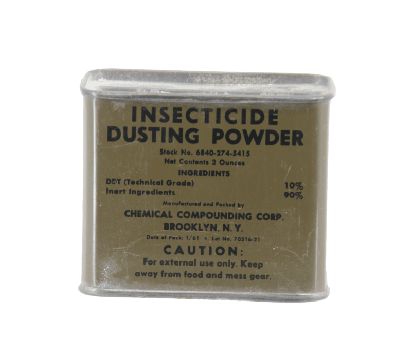 Dusting Insecticide BOÎTE INSECTICIDE DUSTING POWDER - Military Classic Memorabilia