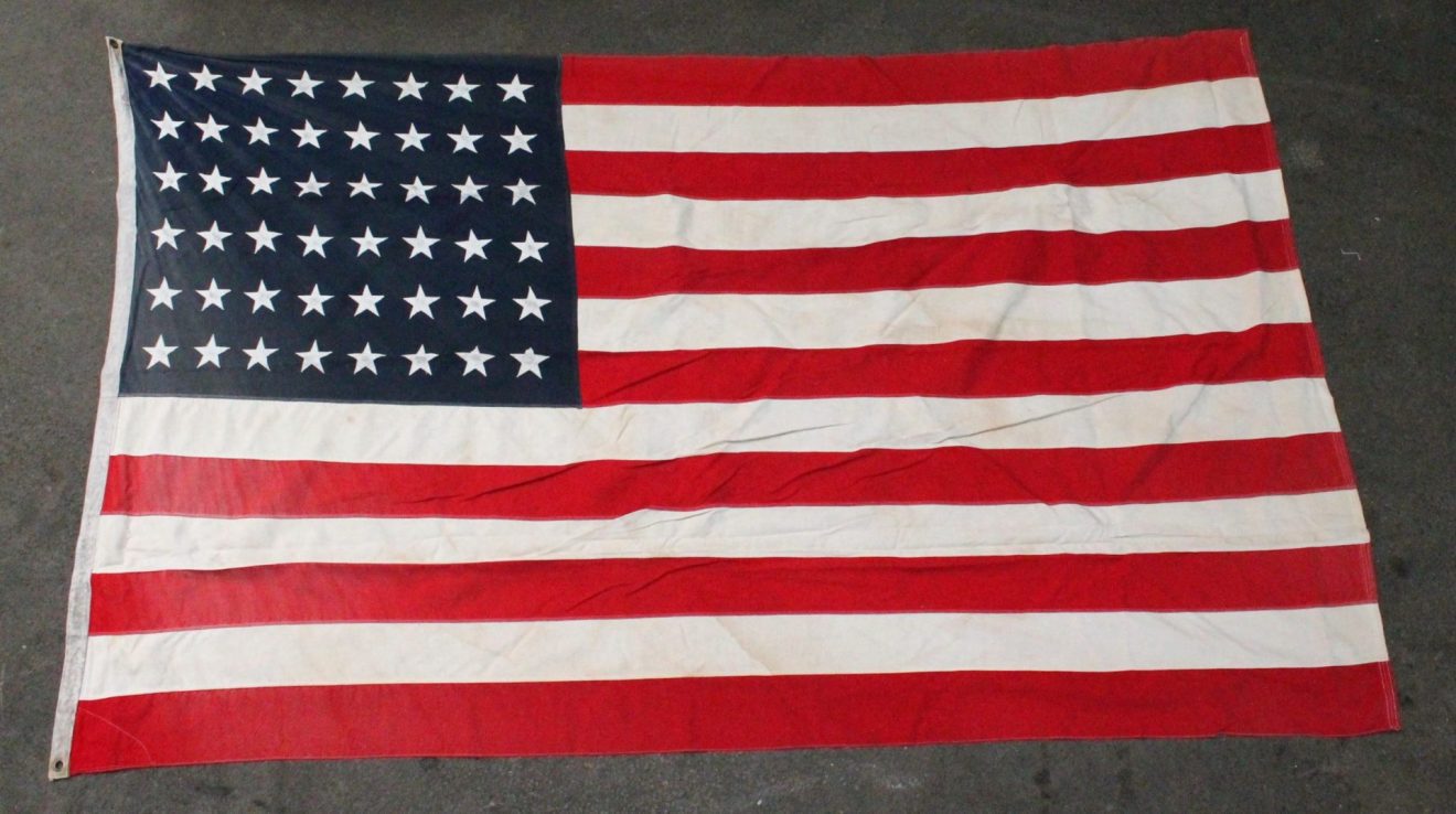 US 48 STARS FLAG - large size - Military Classic Memorabilia