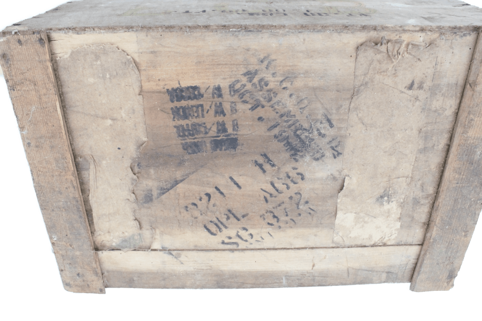 US ARMY FIELD RATION C wooden crate - 1942 - Military Classic Memorabilia