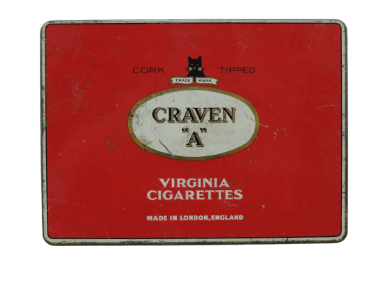 CRAVEN “A” CIGARETTE BOX