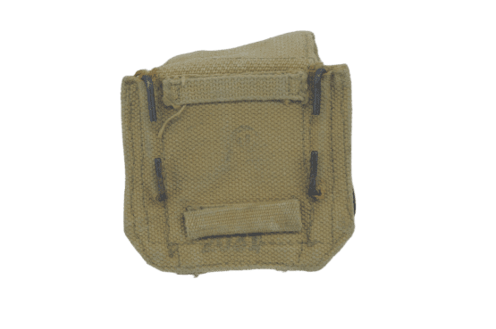 BRITISH ARMY REVOLVER AMMUNITION POUCH - 1943 - Image 2