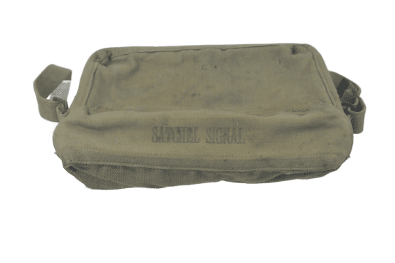 SATCHEL SIGNALS BAG BRITISH ARMY - 1944 - Image 4