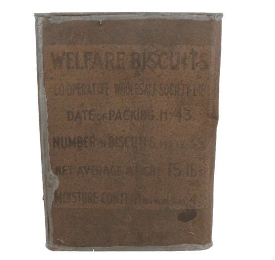 WELFARE BISCUITS BOX BRITISH ARMY - 1943 - Image 2