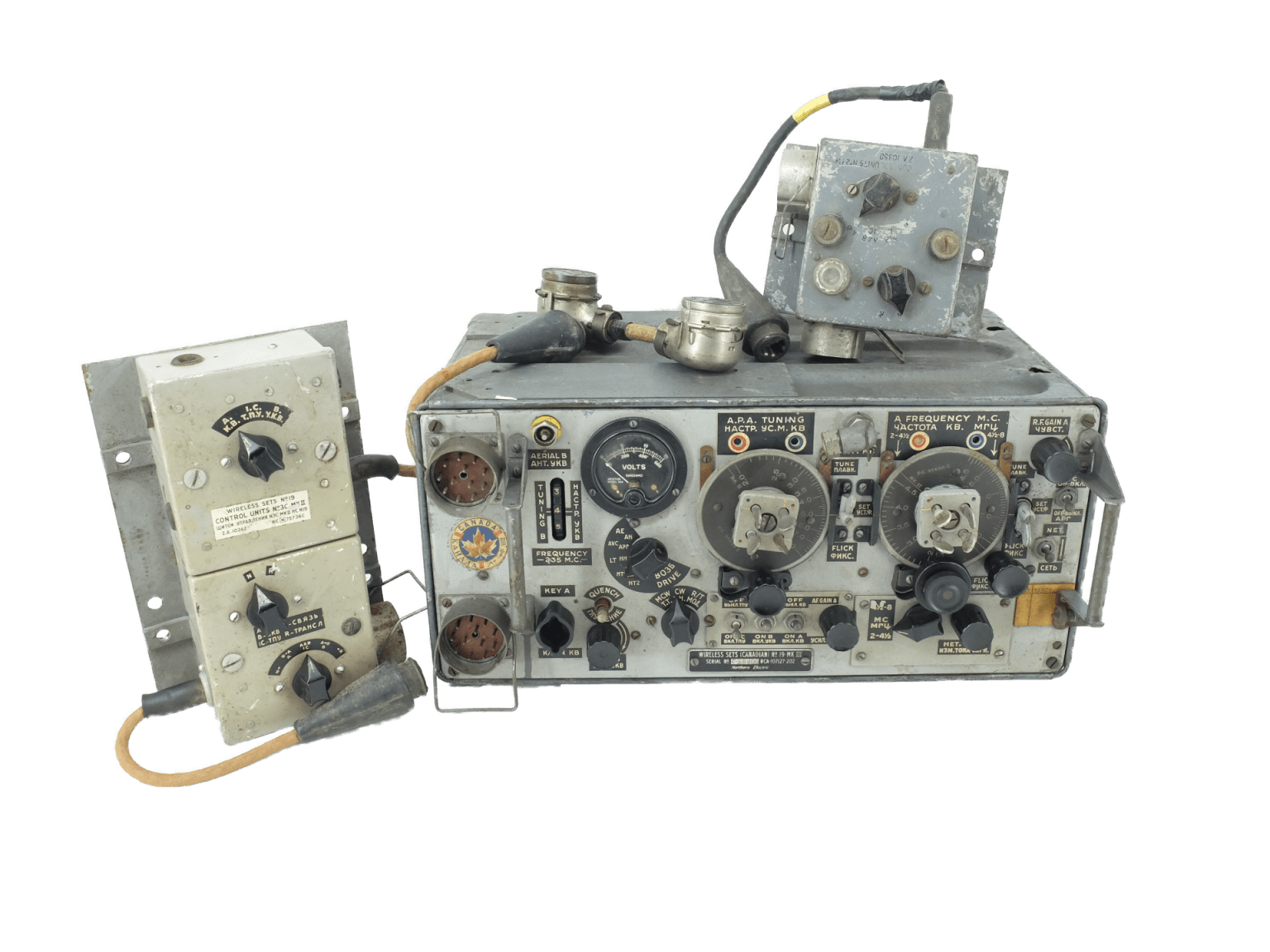 Tank Radio BRITISH TANK Radio Wireless N°19 -1943 - Military Classic Memorabilia