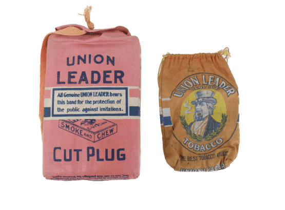 Union leader” rolling tobacco pack