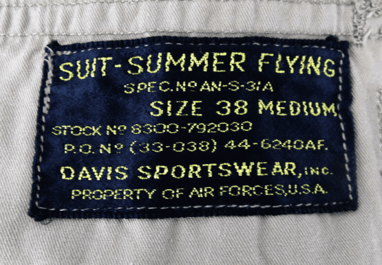 Major "JEANS" USAAF summer flight suit - Image 7