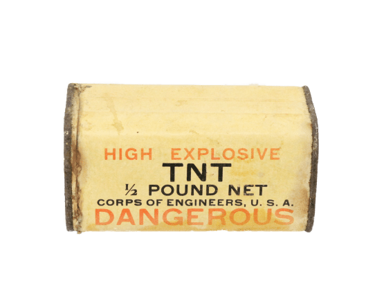 PAIN de TNT 1/2 POUND US CORPS OF ENGINEERS