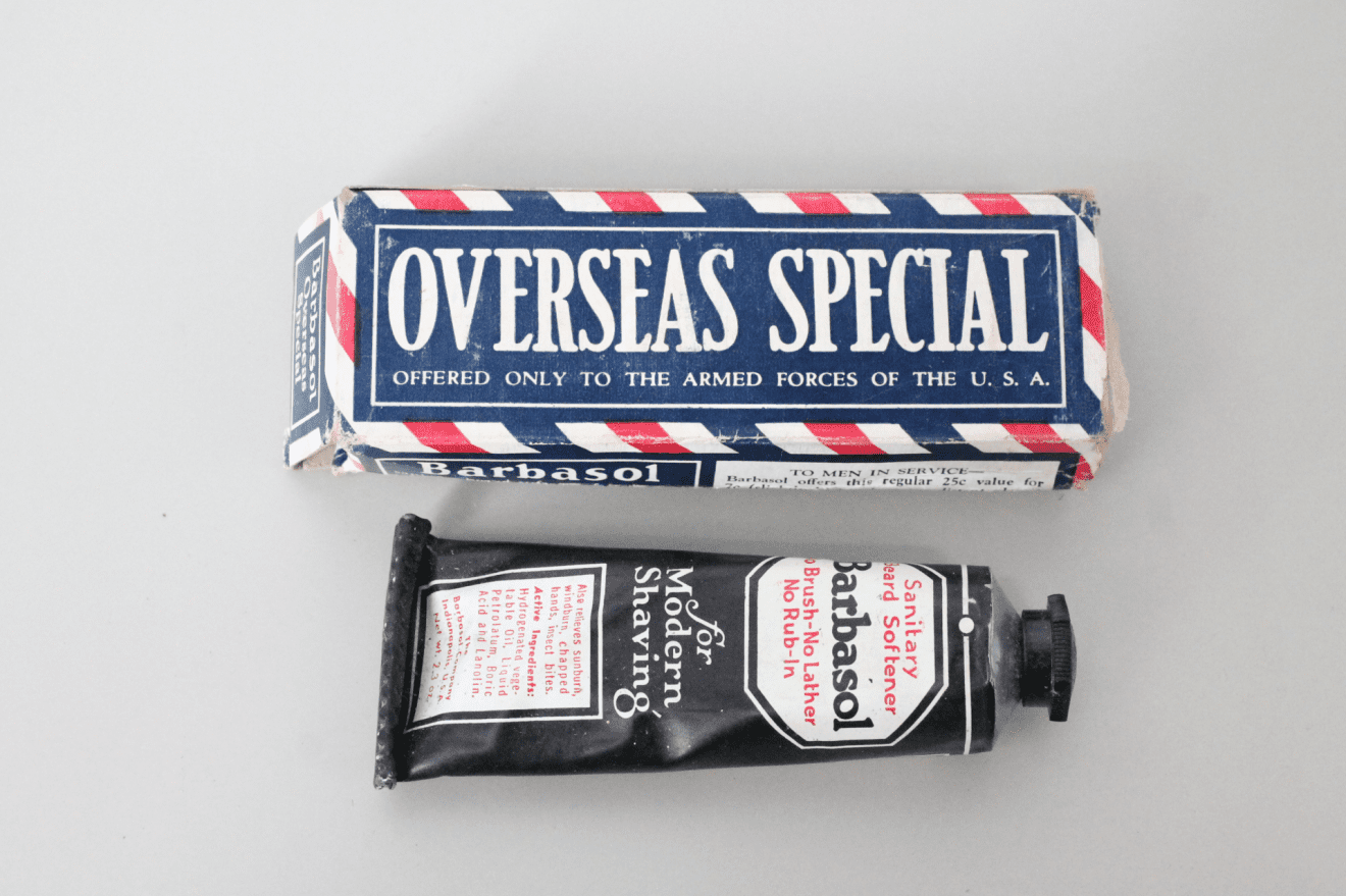 Barbasol shaving cream US ARMY - Military Classic Memorabilia