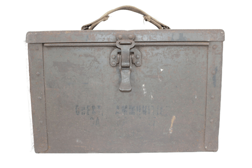 M17 EARLY CAL.50 AMMUNITION BOX - Military Classic Memorabilia