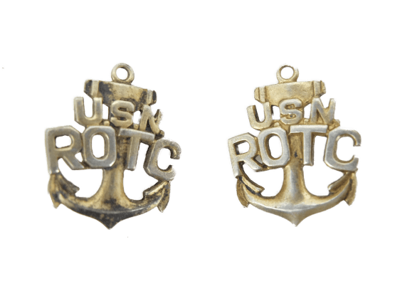 PAIRE D'INSIGNES USN ROTC