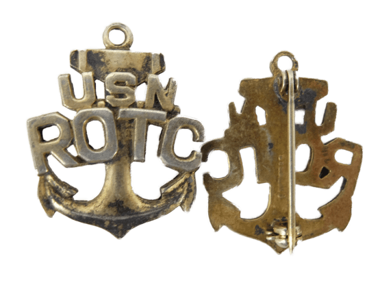 PAIRE D'INSIGNES USN ROTC – Image 4