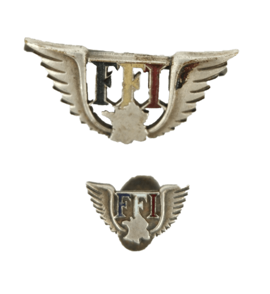 F.F.I “force française de l'intérieur” badges