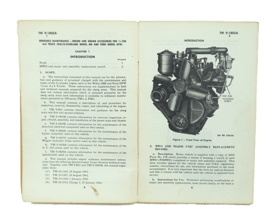 TM 9-1803A Willys & Ford Jeep - Image 3