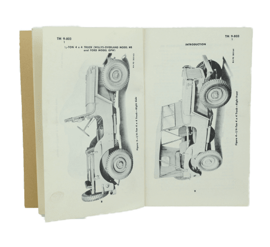 US TM 9-803 Manual for Jeep Willys and Ford - Image 5