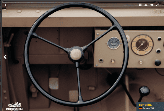 Steyr steering wheel & other Reich automobiles - Image 13