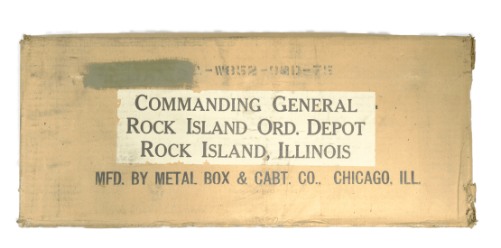 Us M6 tool box in original cardboard -1942