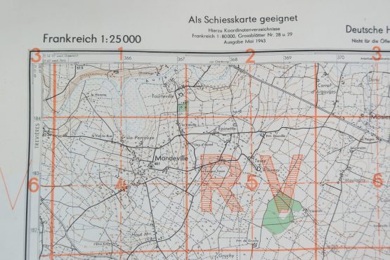 CARTE WEHRMACHT 1943 - NORMANDIE – Image 2