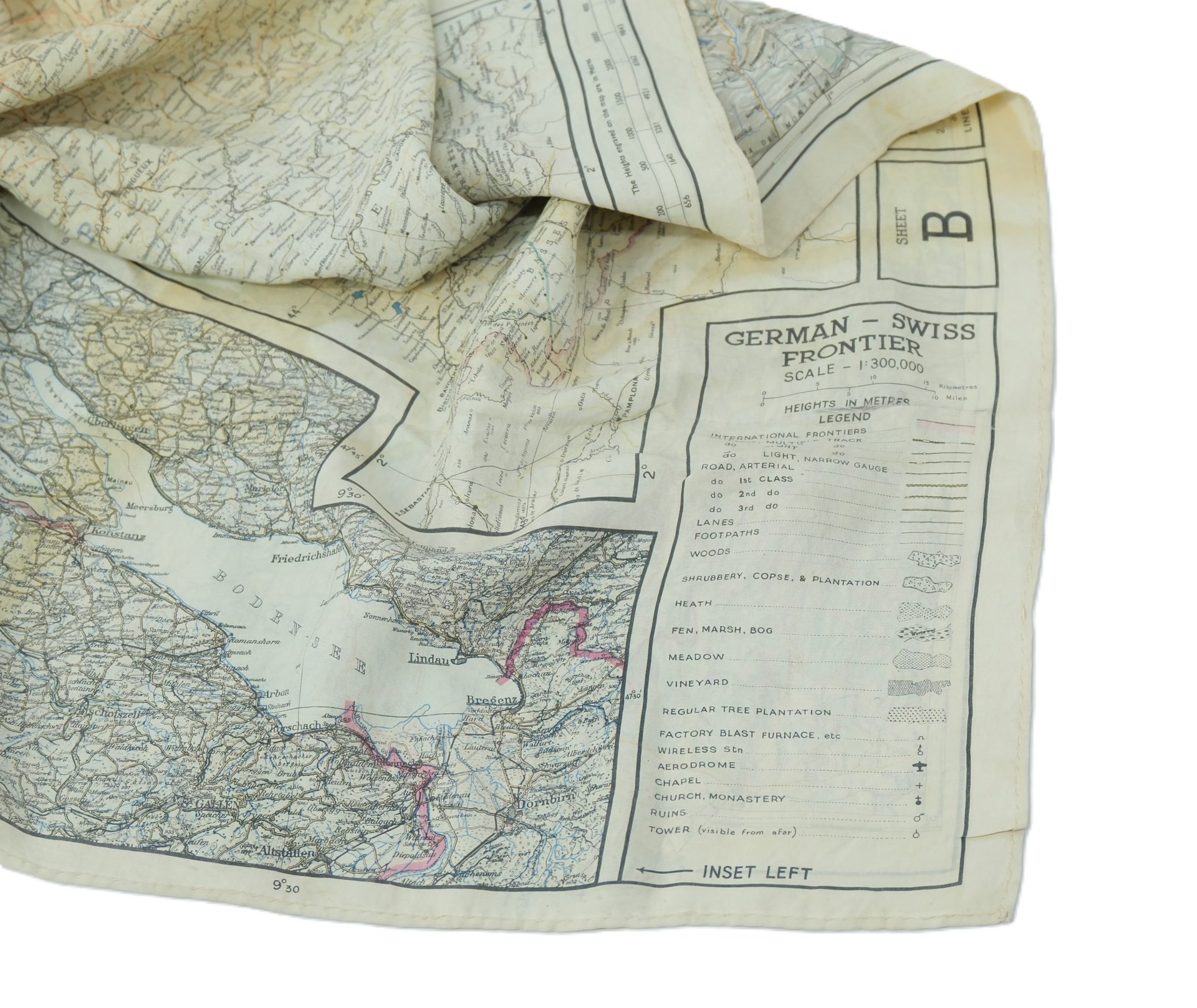 RAF/USAAF silk escape map -1943 - Image 5