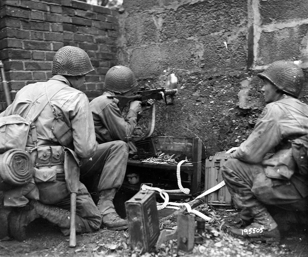 1942 U.S. .30-caliber machine gun cotton belt - Image 6